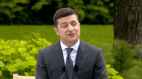 Прес-конференція Зеленського. Скріншот трансляції