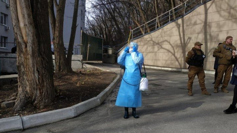 В Киеве проходят учения по подготовке к коронавирусу