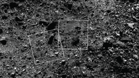 NASA показало нові знімки астероїда Бенну. Фото: NASA 