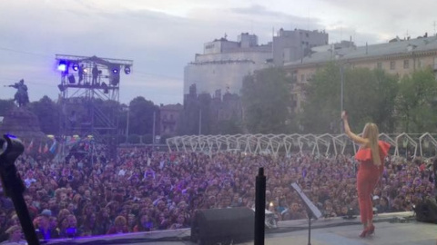 Фан-зона "Евровидения". Фото: facebook.com/maryna.kruglova