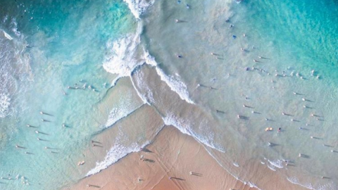 Квинсклифф, Австралия - с высоты птичьего полета. Фото: instagram.com/dailyoverview/