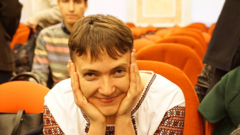 Надежда Савченко в Верховном суде РФ на апелляции по делу Карпюка и Клыха. Фото: @SvobodaRadio