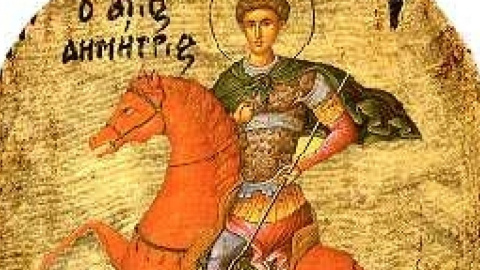 За народними уявленнями, святий Дмитро приносить зиму. Фото: wikimedia.org