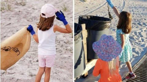 Люди беруть участь у флешмобі Trashtag Challenge. Фото: faceboоk.com/trashtag2019