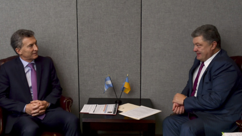 Петр Порошенко и президент Аргентины Маурисио Макри. Фото: president.gov.ua
