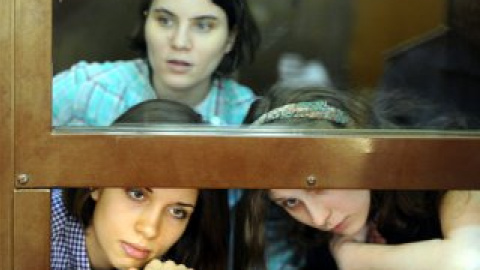 Скандально известная российская панк-группа Pussy Riot.