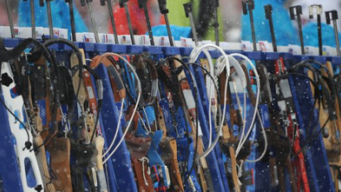 ​Украина завоевала золото в эстафете на чемпионат Европы по биатлону среди женщин