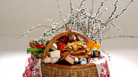 Пасхальная корзина. Фото: jdu.com