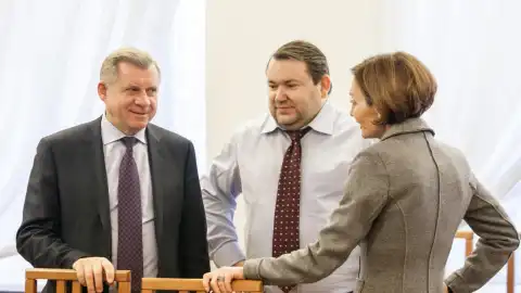 Яков Смолий, Владислав Рашкован и Екатерина Рожкова. Фото: НБУ