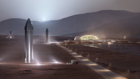 Космічний корабель. Фото: @SpaceX