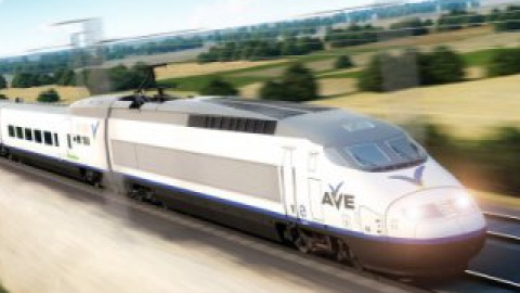 Французький швидкісний поїзд TGV.