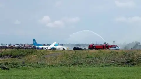 Жорстка аварійна посадка на авіабазі ООН