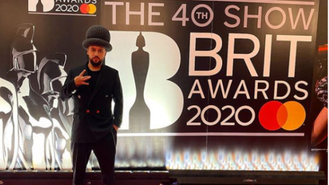 Украинский исполнитель Монатик на церемонии награждения Brit Awards 2020.Фото: instagram/
monatik_official