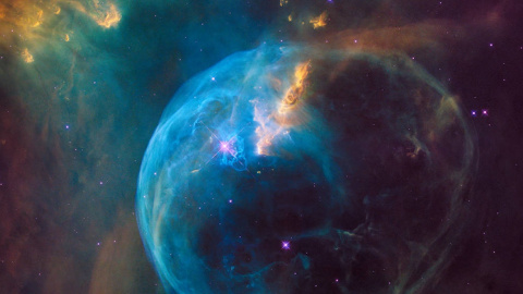 "Туманність міхура" з космічного телескопа Хаббла. Фото: NASA