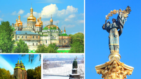 Річка Дніпро та місцями видатна архітектура роблять українську столицю винятковим місцем. Фото: dreamstime.com