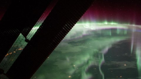 Земля. Фото: twitter/Space_Station