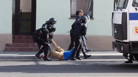 Задержания протестующих на акциях протеста в Беларуси. Фото: TUT.BY
