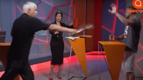 Інцидент стався в прямому ефірі. Скріншот з відео
