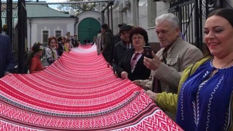 День вышиванки. Фото: facebоok.com/Посольство Украины в Республике Казахстан