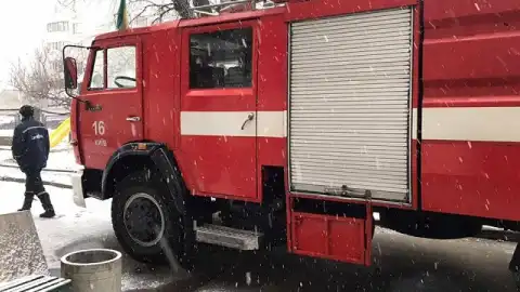 Пожежна машина. Фото: ГУ ДСНС в Києві