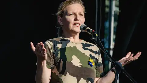 Министр по делам ветеранов Юлия Лапутина 