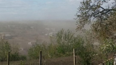 В Одесской области поднялась пыльная буря