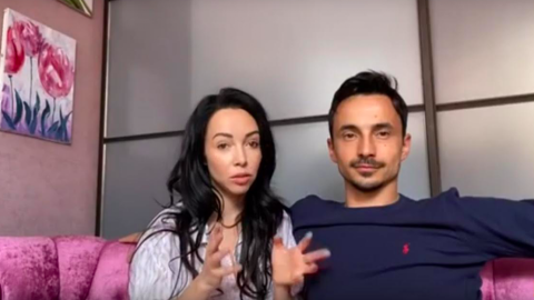 Екатерина Кухар и Александр Стоянов. Скриншот: youtube/ Ранок з Інтером