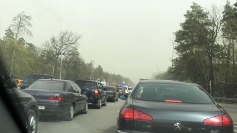 Пробка на в'їзді в Київ