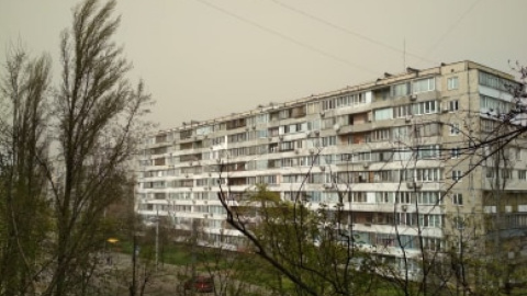 Пилова буря в Київ 16 квітня