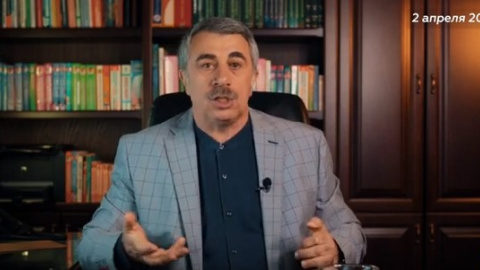 Євген Комаровський. Скріншот відео Лікар Комаровський