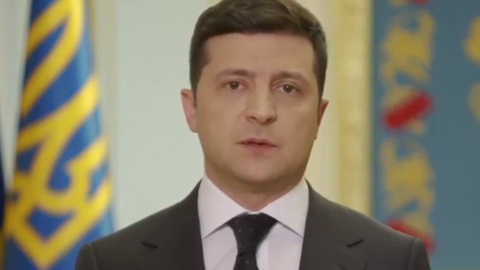 Володимир Зеленський. Скріншот з відеозвернення