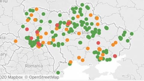 Карта коронавіруса. Фото: public.tableau.com
