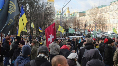 Марш добровольців. Фото: Інформатор