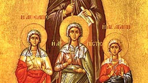 Святые мученицы Вера,Надежда,Любовь и их мать София.Фото: oca.org