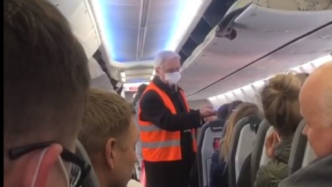 У Борисполі перевіряють пасажирів з Китаю. Скріншот відео ТТ Новини