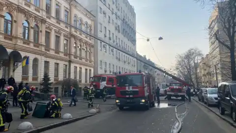 Задимлення в Мінкультури Фото:Держнс України