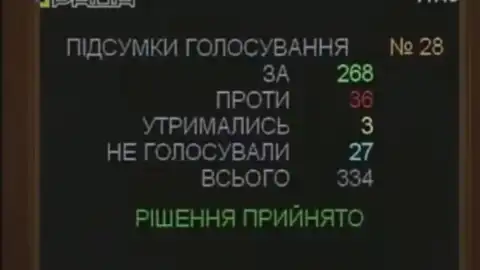 Скріншот трансляції телеканалу Рада