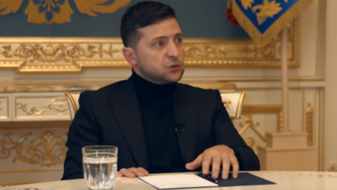 Володимир Зеленський. Скріншот відео ізраїльського "9 каналу"