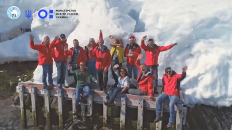 Антарктида. Скріншот відео facebook.com/AntarcticCenter