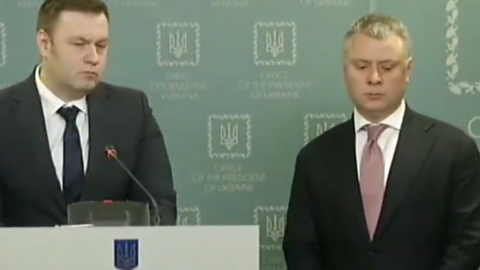 Олексій Оржель і Юрій Вітренко. Скріншот: трансляція 5 канал