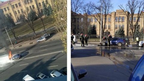 Аварія на Солом'янській. Фото: "Інформатор"