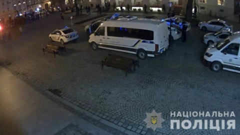 Драка футбольных фанатов во Львове. Фото: Нацполиция