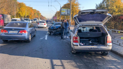 ДТП с такси в Киеве. Фото: Информатор