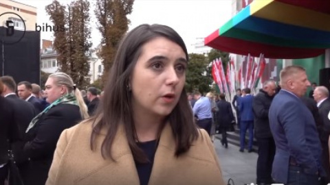 Юлія Мендель. Скріншот відео Bihus.info