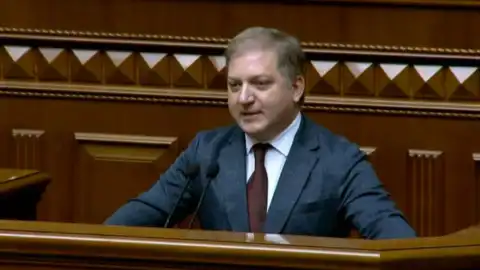 Олег Волошин: скрин телеканала "Рада"