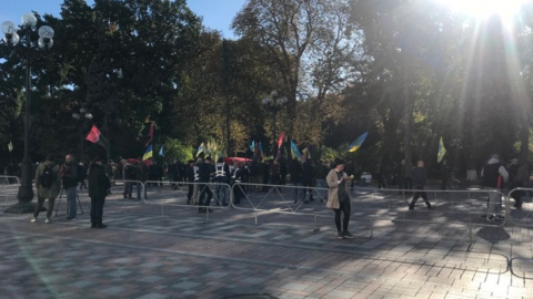 Протести під Радою
