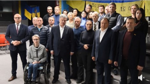 "Європейська солідарність. Скріншот відео facebook.com/petroporoshenko