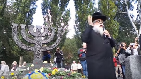 Головний рабин Києва та України Яків дов Блайх. Скріншот відео "Цензор.немає"
