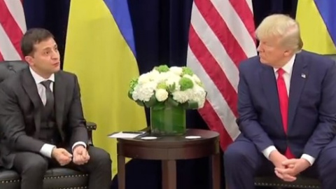 Зеленський і Трамп. Скріншот відео ТСН 