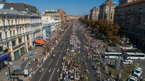 Марш захисників України. Фото: Інформатор.